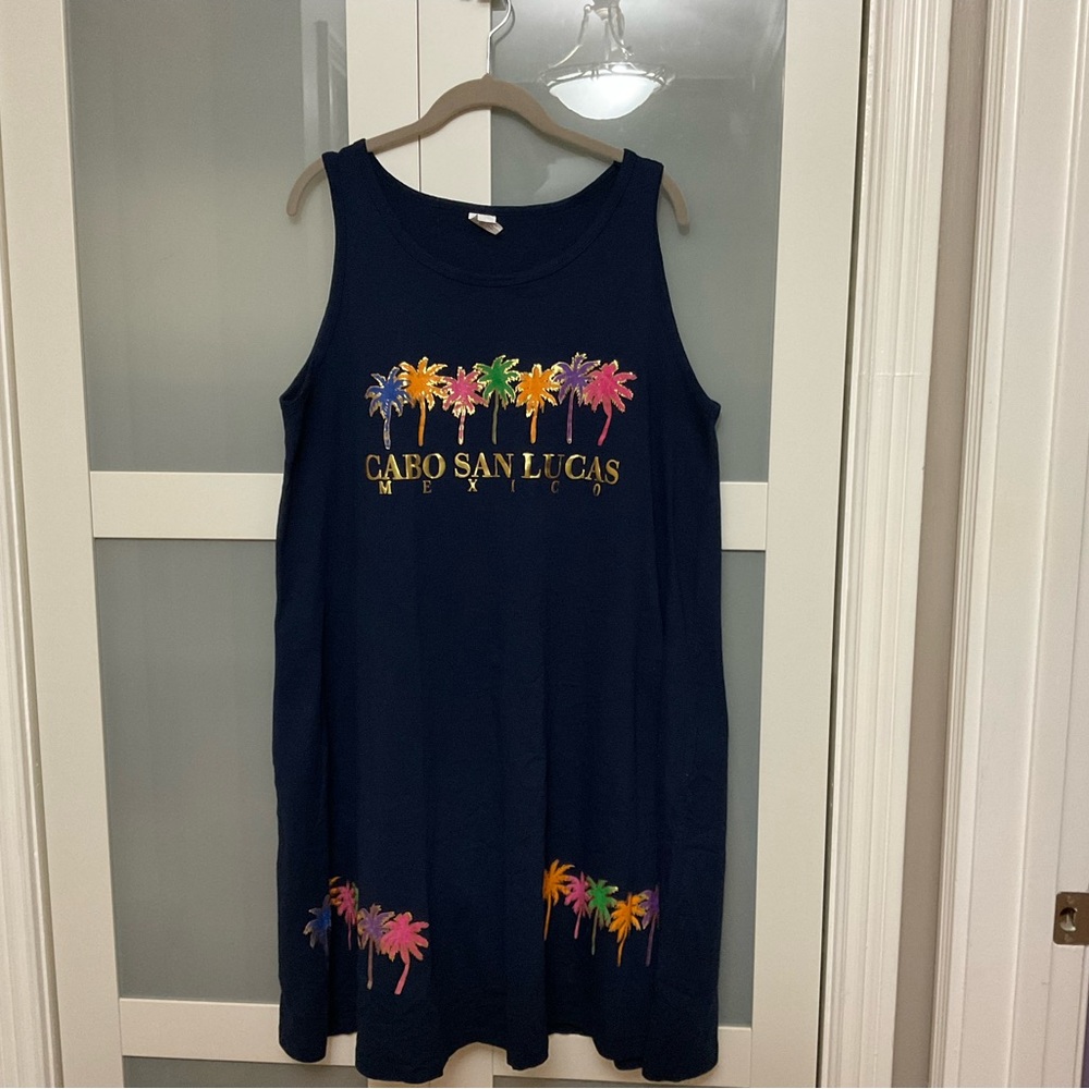 Cotton beach cover dress